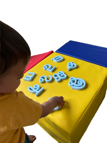 3D-gedruckte Tamil-Buchstaben